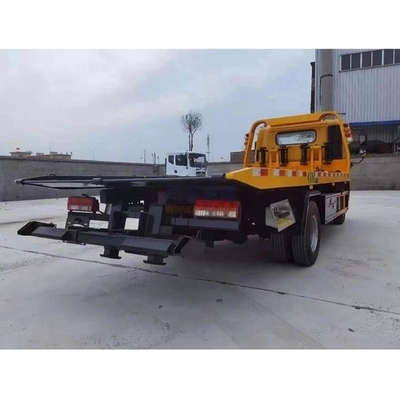 4 toneladas 5 toneladas e 6 toneladas Wrecker corpo plataforma de piso plano Wrecker caminhão para personalização