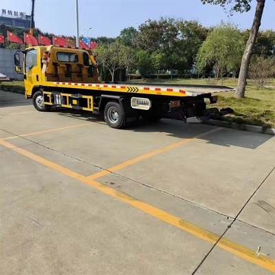 Customização Flatbed Wrecker Truck de reboque 1 Suzu 5 Tons Road Recuperation Wrecker de reboque