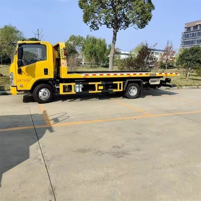 Customização Flatbed Wrecker Truck de reboque 1 Suzu 5 Tons Road Recuperation Wrecker de reboque