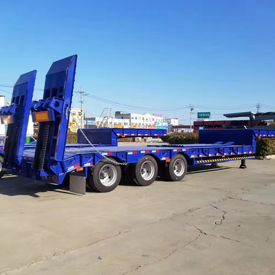 12-15 Meter Custom Car Trailers Capacidade de carga alta Semi-trailer de engenharia de baixo piso
