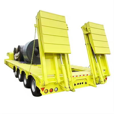 3 eixos directos 40FT 60FT Container Chassis Flat Bed Semi-trailer com 12r22.5 Pneus