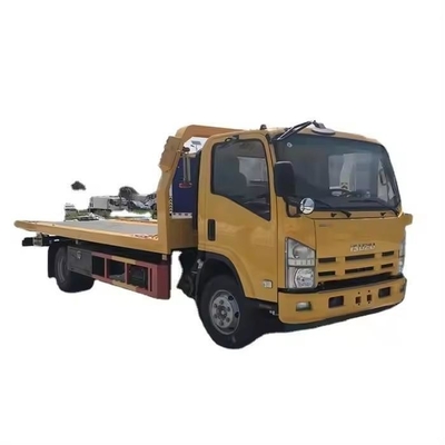 4X2 Caminhão de recuperação de cama plana para transporte de veículos
