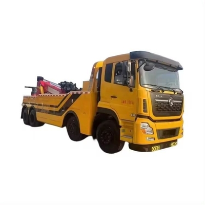 3815 mm Base de rodas Diesel Flatbed Wrecker Pesado Função Rotação de reboque de caminhão para cargas pesadas
