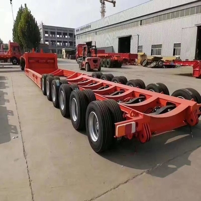 2 eixos 20FT 40FT Container Frame Skeletal Truck Semi-trailer Chassis para transporte