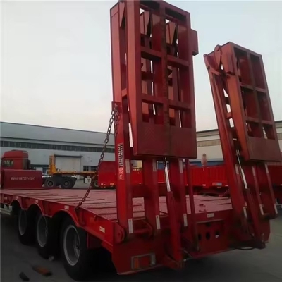 13500X3000X1550 mm Semi-reboque de madeira para transporte de máquinas
