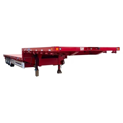 13500X3000X1550 mm Semi-reboque de madeira para transporte de máquinas