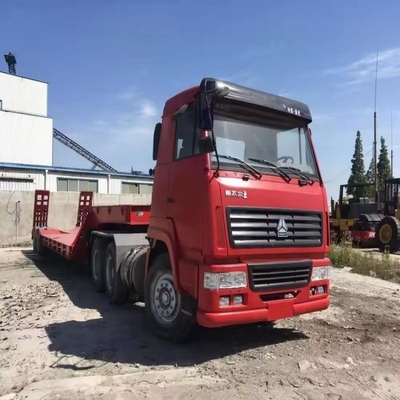 Trailers de cama baixa 3 eixos 1820mm de piso adequado para transporte de equipamentos pesados e grandes