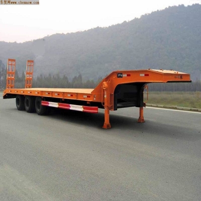 Customização 3 eixos Excavadora de transporte 60ton Usados semirreboques de baixo leito com eixo de 13t