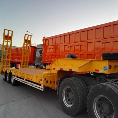Trailers semicondutores com três eixos e pescoço de galinha não removível de 13 m