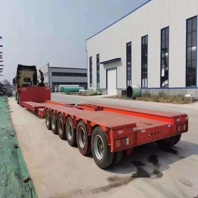 12 Número de pneu 20FT 40FT 45FT Container Transport Flatbed Semi-Trailer com Twist Lock