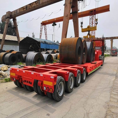 12 Número de pneu 20FT 40FT 45FT Container Transport Flatbed Semi-Trailer com Twist Lock