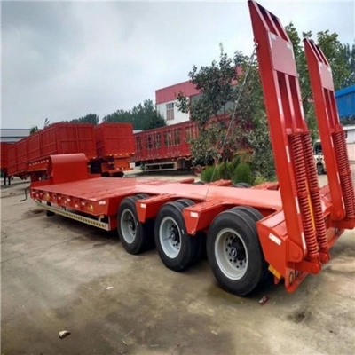12 Número de pneu 20FT 40FT 45FT Container Transport Flatbed Semi-Trailer com Twist Lock
