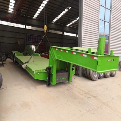 12 Número de pneu 20FT 40FT 45FT Container Transport Flatbed Semi-Trailer com Twist Lock