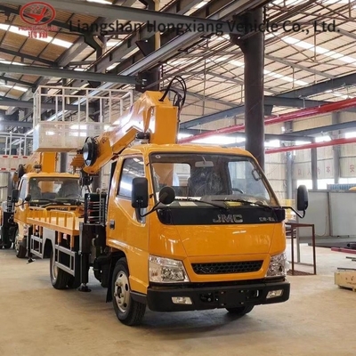 Plataforma de trabalho de alta altitude Dongfeng 16m Caminhão aéreo Cranes Caminhão com motor Weichai