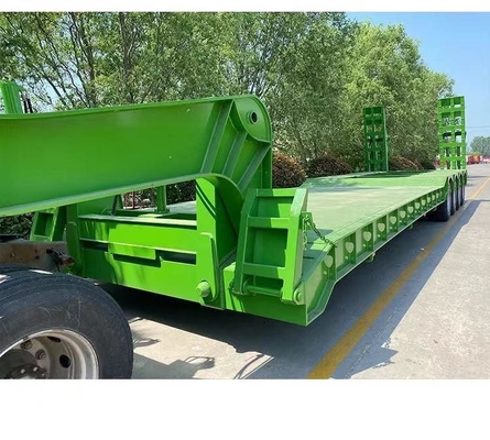 50 toneladas Green Loader Truck Trailer 3 4-Axis Personalização 1 ano Serviço pós-venda