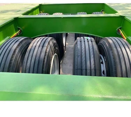 50 toneladas Green Loader Truck Trailer 3 4-Axis Personalização 1 ano Serviço pós-venda