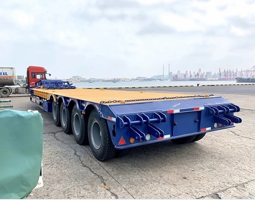 EHL9400L 4 eixos chassi baixo semirreboque de piso baixo para transporte de carga leve