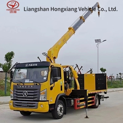 21m Caminhão montado em plataforma de trabalho aéreo Caminhão com motor Weichai e roda motriz 4x2