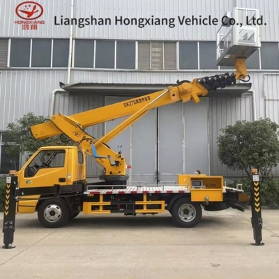 21m Caminhão montado em plataforma de trabalho aéreo Caminhão com motor Weichai e roda motriz 4x2