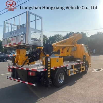 21m Caminhão montado em plataforma de trabalho aéreo Caminhão com motor Weichai e roda motriz 4x2