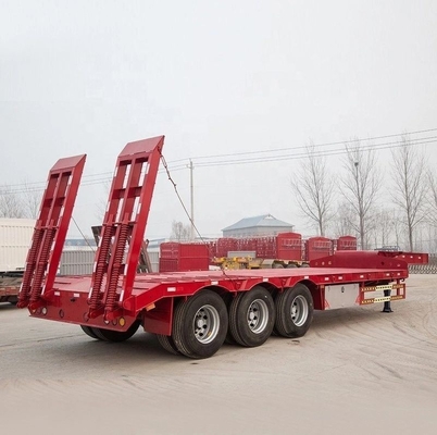 Trailers de carga leve Shandong para máquinas pesadas em cores personalizadas
