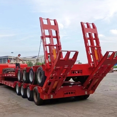 Trailers de carga leve Shandong para máquinas pesadas em cores personalizadas