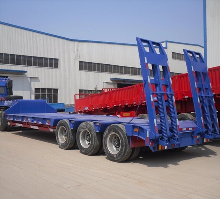 Trailers de carga leve Shandong para máquinas pesadas em cores personalizadas
