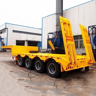 60 a 80 toneladas Trailers de carga baixa para transporte de equipamentos pesados