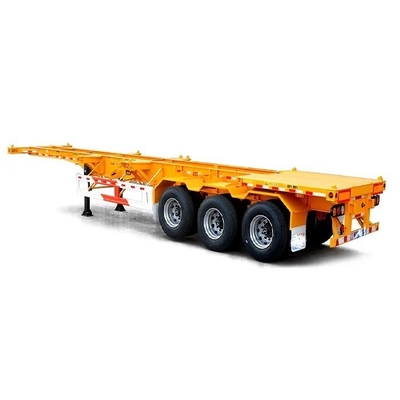 2/3/4 eixos esqueleto chassi quadro contêiner reboque com sistema de suspensão multi-link