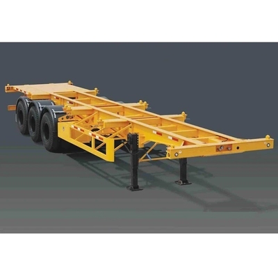 2/3/4 eixos esqueleto chassi quadro contêiner reboque com sistema de suspensão multi-link