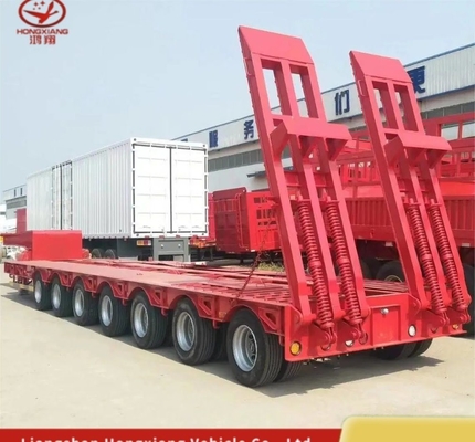 Customização Vans-tipo Low Bed Trailers 3 eixos para transporte de escavadeiras pesadas