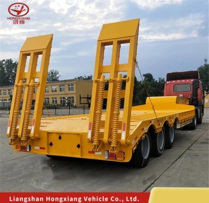 Reboque semi-absorvente extensivel com 8 pneus para transporte de carga pesada