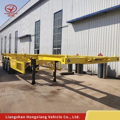 20/40 pés Esqueleto Chassis Semi-trailer 45' Container de transporte Semi-trailer com 1