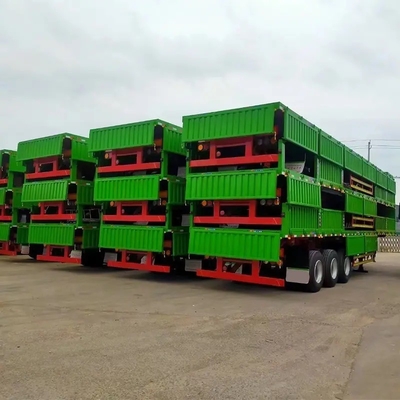 1820mm Pista 2/3/4 eixo Side Wall Trailer vedação Cargo Semi-trailer para transporte