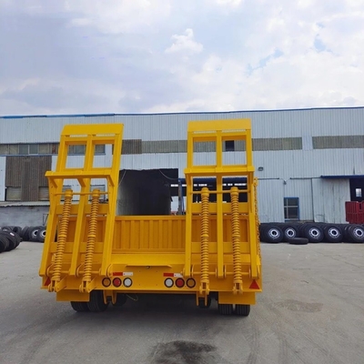 5.5 toneladas de carga leve 3 eixos lateral multifunção tractor escada hidráulica semi-reboque