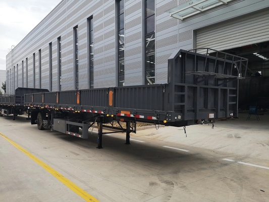 5.5 toneladas 3 eixos 40 pés parede lateral multiuso semi-reboque reboque de carga tipo vedação