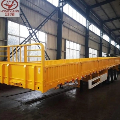 Personalização de 3 eixos de reboque com parede lateral longa/parede lateral de carga semi-reboque