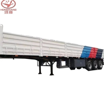 Personalização de 3 eixos de reboque com parede lateral longa/parede lateral de carga semi-reboque