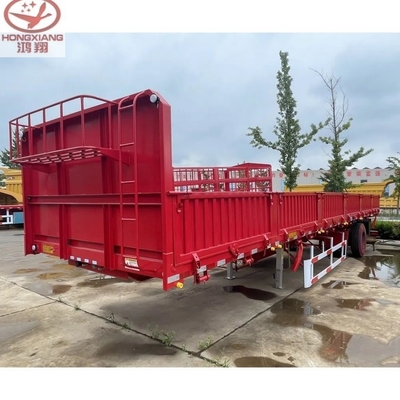 2 eixos 50t 60t 80t Semi-reboque para transporte de animais e plantas