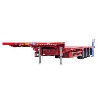 Grade de serviço médio 3 eixos 40FT contêiner esqueleto semi-reboque com cor personalizada