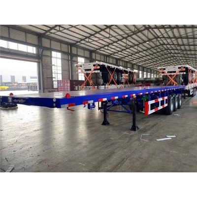 Grade de serviço médio 3 eixos 40FT contêiner esqueleto semi-reboque com cor personalizada