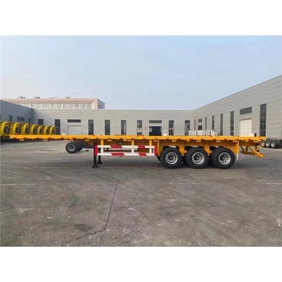 Grade de serviço médio 3 eixos 40FT contêiner esqueleto semi-reboque com cor personalizada