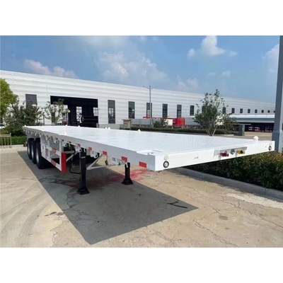 Grade de serviço médio 3 eixos 40FT contêiner esqueleto semi-reboque com cor personalizada