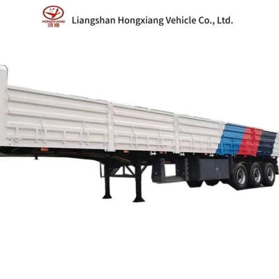 Semi-reboque de transporte de carga de 40 pés com 3 eixos 1820mm 5,5 toneladas