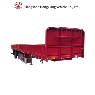 Semi-reboque de transporte de carga de 40 pés com 3 eixos 1820mm 5,5 toneladas