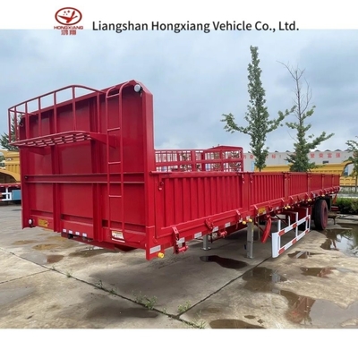 Semi-reboque de transporte de carga de 40 pés com 3 eixos 1820mm 5,5 toneladas
