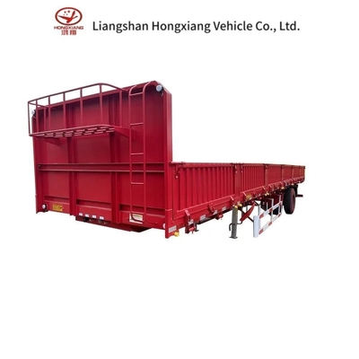 Semi-reboque de transporte de carga de 40 pés com 3 eixos 1820mm 5,5 toneladas