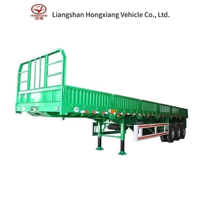Semi-reboque de transporte de carga de 40 pés com 3 eixos 1820mm 5,5 toneladas