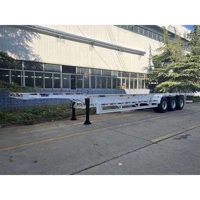 Container de esqueleto de 20 ft semi-reboque e cor personalizável para o mercado internacional