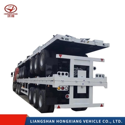 Medium Duty Low 40feet 3 Axle Skeleton/Skeletal Semi Trailer para transporte suave